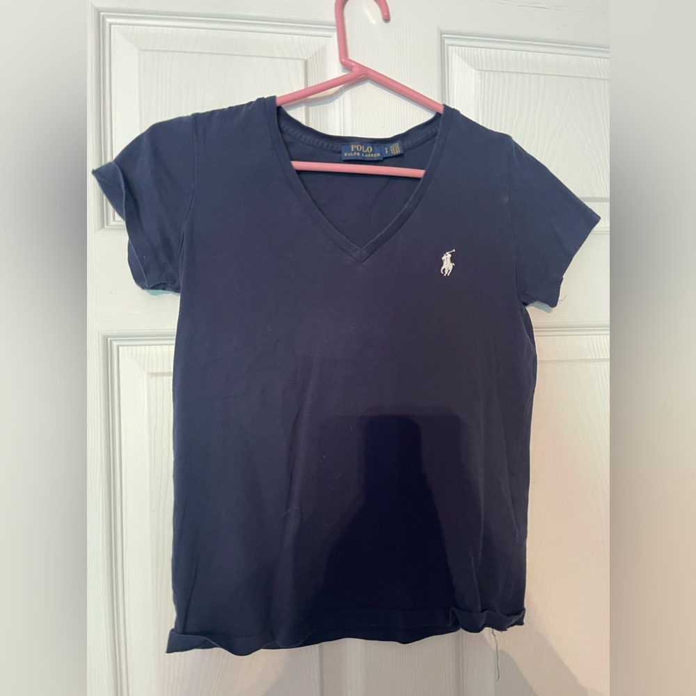 Polo Ralph Lauren v neck shirt , navy